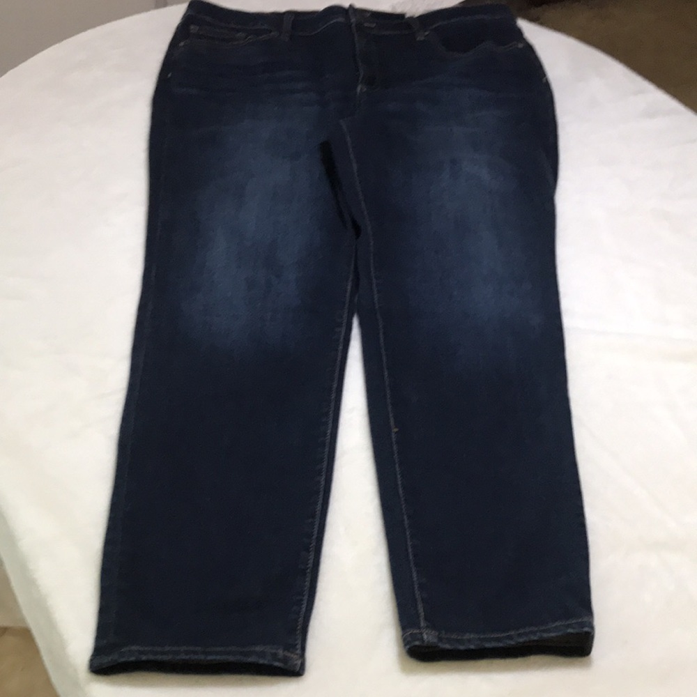 Chico's Dark Blue Ankle Jeans